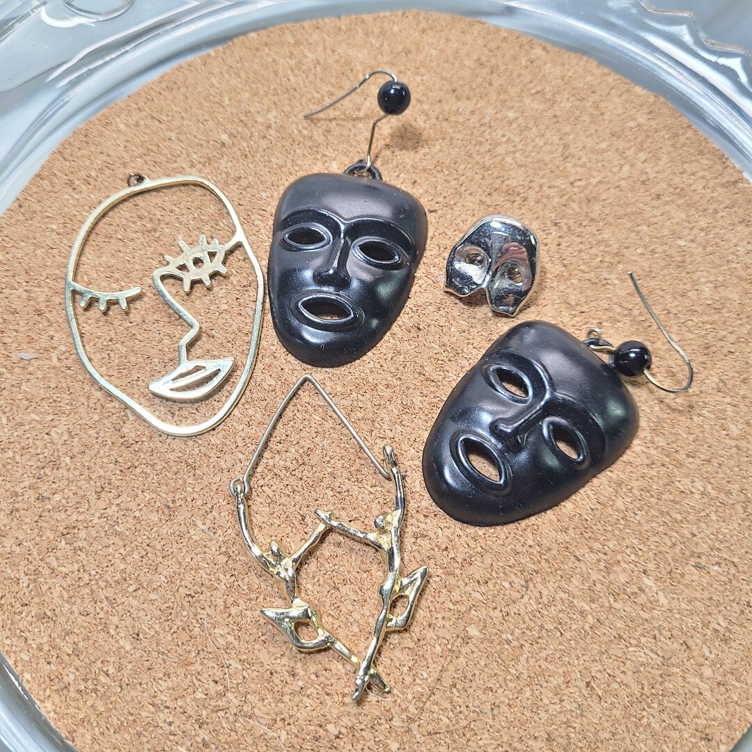 Salvaged People Themed Jewelry Lot Craft Supply Junk Etsy