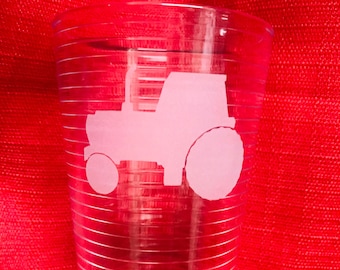 Tractor Glass, Personalized Tractor Beer Mug, Tractor Gift, Custom Tractor Glass, Gift for Farmer, Father’s Day Gift, Gift for Dad,