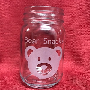 Customized Treat Jar, Personalized Snack Jar, Customized Snack Jar, Cookie Jar, Gift for Mom, Gift for Grandma, Reward Jar