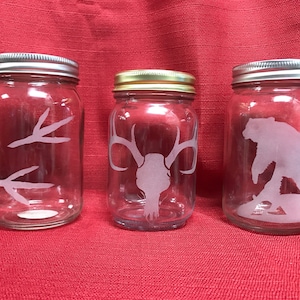 Pint Jar, Mason Jar, Storage, Custom Pint Or Mason Jars For Storage Home Decor Design Made To Order