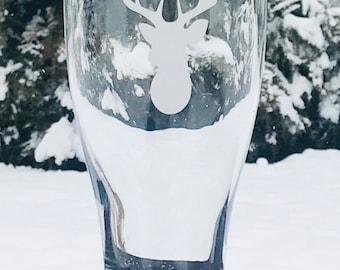 Buck Glass, Buck Beer Stein, Buck Whisky Glass, Personalized Beer Glass, Custom Beer Mug, Father’s Day, Gift for Dad