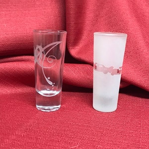 Custom Etched Shot Glass, 21st Birthday Gift, Groomsmen Gift