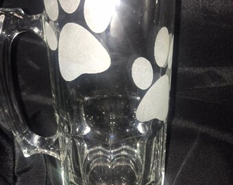 Paw Print Glass, Gift for Dog Dad, Dog Mom Wine Glass, Fur Mom Gift,  Dog Dad Pint Glass, Dog Paw Whisky Glass, Dog Shot Glass