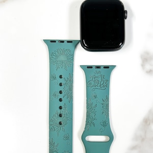 You are a Sunshine Engraved Apple Watch Band, Personalized Watch Band, Apple Watch Band, Apple Watch Band for Women, Watch Band