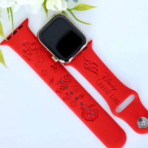 Disney Cruise Laser Engraved Apple Watch Band, Personalized Watch Band, Apple Watch Band, Apple Watch Band for Women, Watch Band