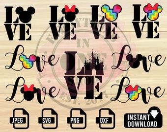 Download Disney Love Svg Etsy PSD Mockup Templates