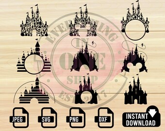 Free Free 64 Disney Castle With Mickey Ears Svg SVG PNG EPS DXF File
