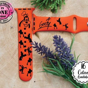 Goofy Engraved Apple Watch Band, Personalized Watch Band, Apple Watch Band, Apple Watch Band for Women, Watch Band