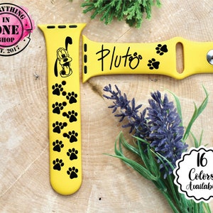 Pluto Engraved Apple Watch Band, Personalized Watch Band, Apple Watch Band, Apple Watch Band for Women, Watch Band