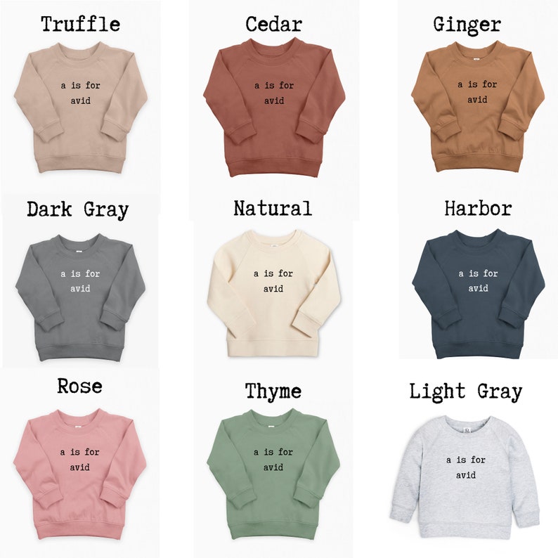 Custom Name Sweatshirt, My Name Is, Shower Gift, Gender Neutral, Child Gift, Kid Birthday, Holiday Pullover, Kid Shirt, Custom Shirt image 1