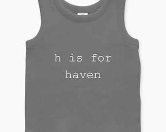 Baby / Kids Organic Custom Name Tank Top, Kids Summer Shirt, Organic baby, Organic Kid, Custom summer shirt, Birthday Boy, Birthday Girl