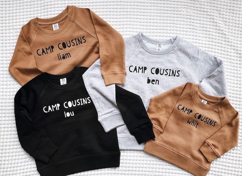 Custom Name Sweatshirt, My Name Is, Shower Gift, Gender Neutral, Child Gift, Kid Birthday, Holiday Pullover, Kid Shirt, Custom Shirt image 6