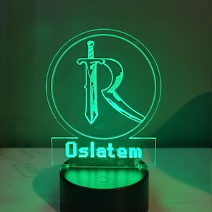 Runescape personalized blade lamp