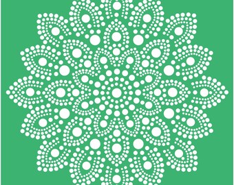 Download Dot Mandala Stencils Etsy