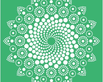 Download Dot Mandala Stencils Etsy