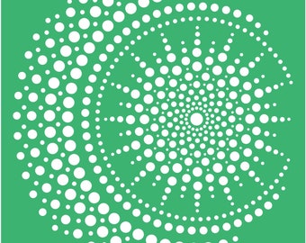 Download Dot Mandala Stencils Etsy