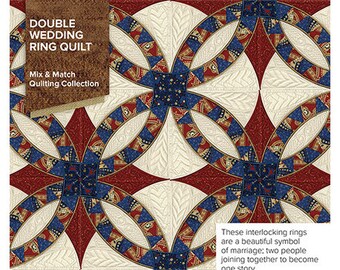 Double Wedding Ring Quilt Pattern Etsy