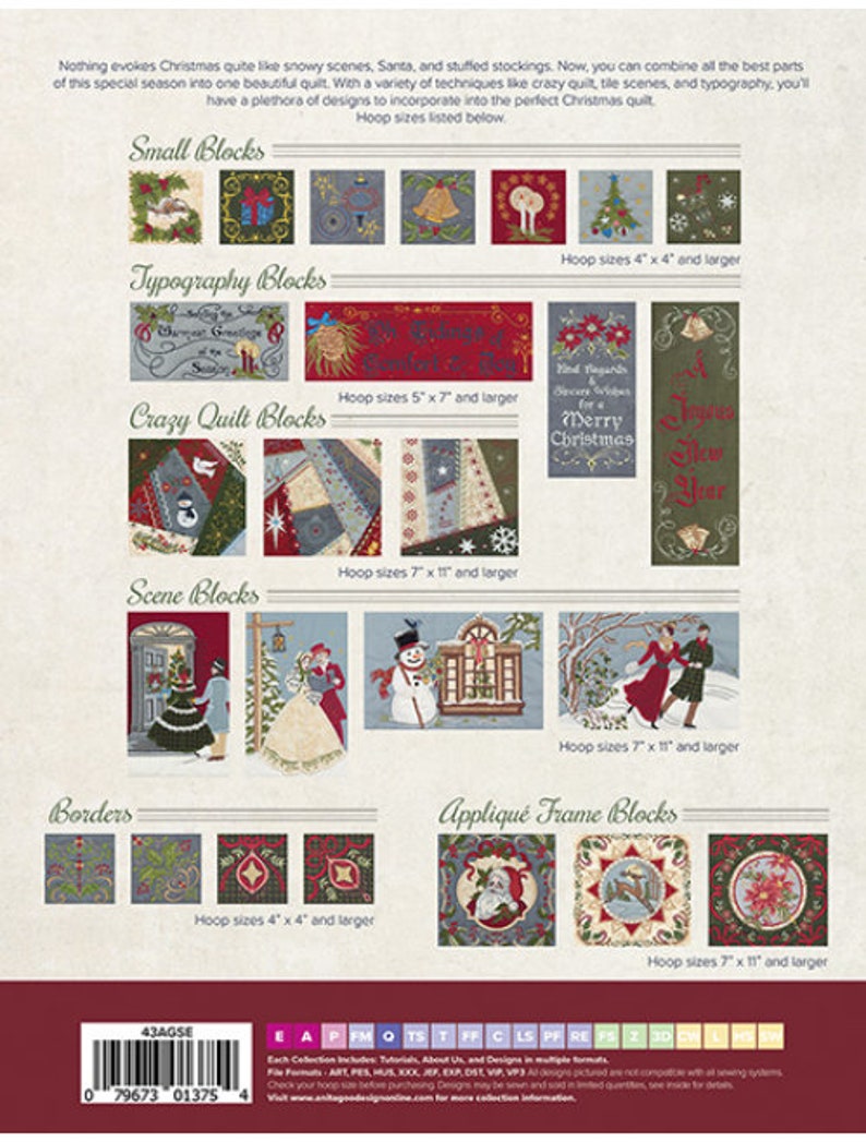 Victorian Christmas Quilt Special Edition Anita Goodesign