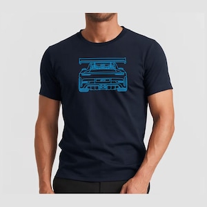 Maglietta commemorativa Porsche 911 GT3 in stile retrò, 100% cotone