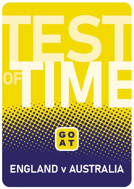 Test of Time GOAT Card Game for Lovers of Cricket England V Etsy