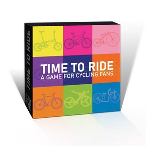 Time to Ride: ¡un juego de cartas para fanáticos del ciclismo de todas las edades que incluye 50 cartas con estilo de impresión Art-Deco!