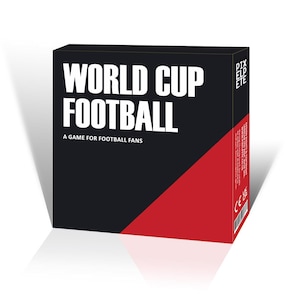 World Cup Football Sports game for Football Fans featuring 50 question cards and including a Who's Who round on each card!