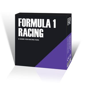 Formel 1 Rennsport-Spiel für Rennsport-Fans mit 50 Fragekarten und einer Who's Who Runde auf jeder Karte!