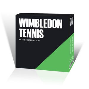 Wimbledon Tennis Sportspiel für Tennis Fans mit 50 Fragekarten und inklusive einer Who's Who Runde auf jeder Karte!