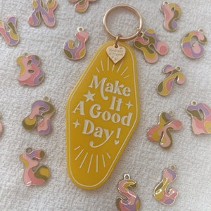 Motel Keychain Positive Affirmation Optimism Gift Kindness is Magic Good Things Own Your Magic See the Good Self Love Grateful Manifest image 3