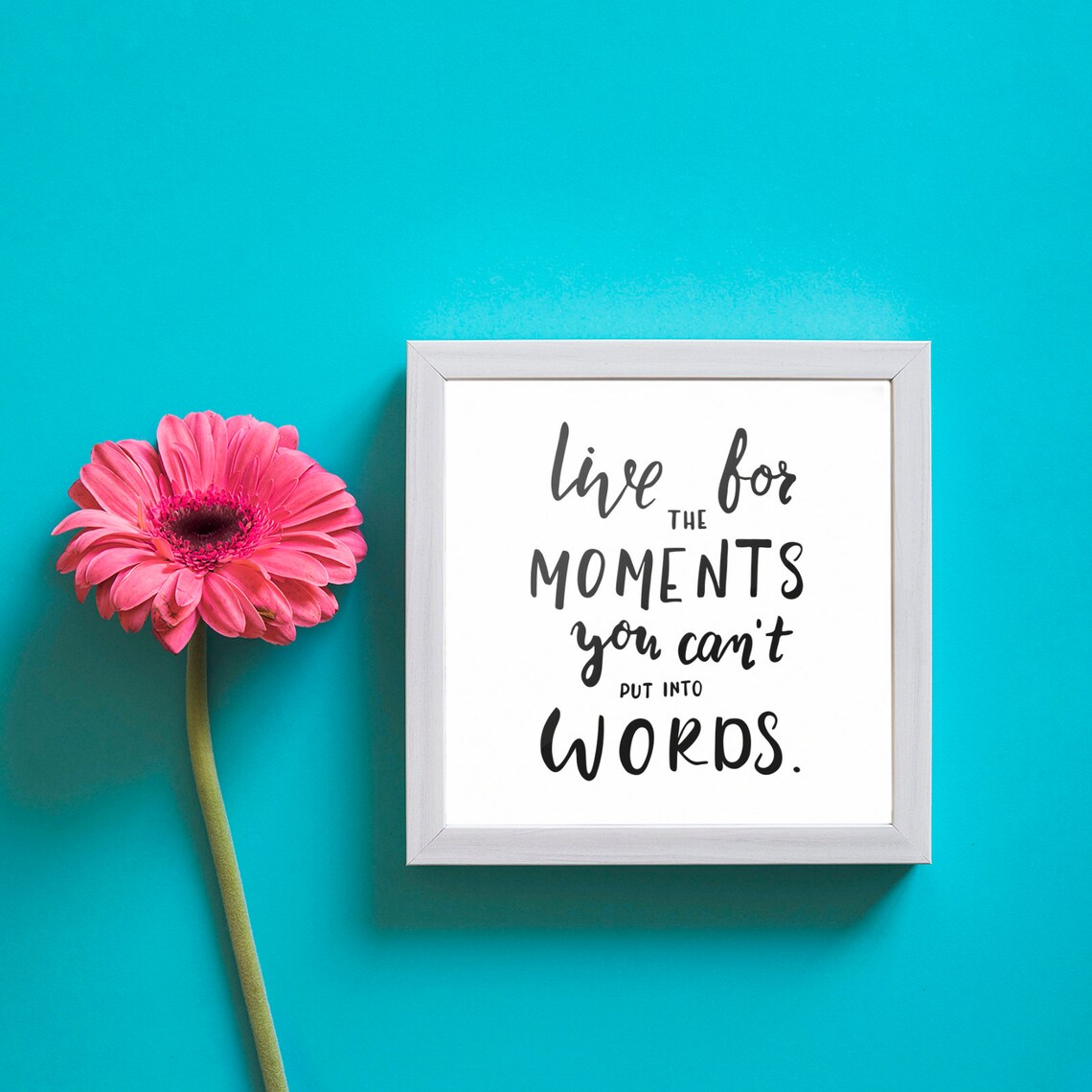 Live For The Moments You Cant Put Into Words