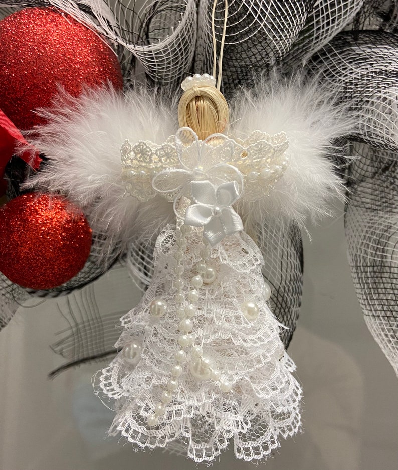 Lace Angel Ornaments - Etsy