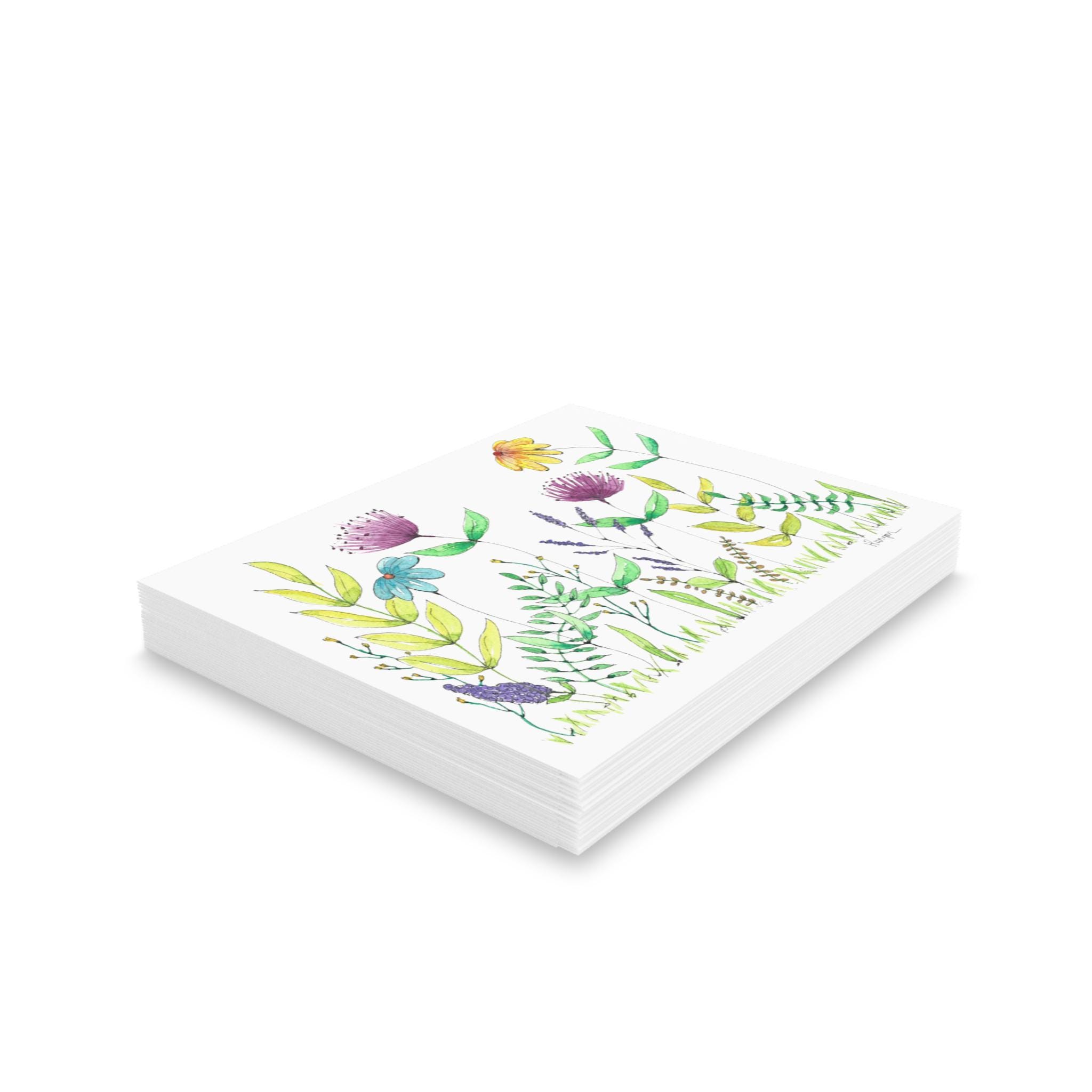 Botanical Greeting Cards Set - Floral Art Cards for All Occasions ...