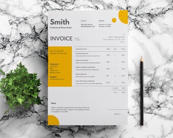 receipt template etsy