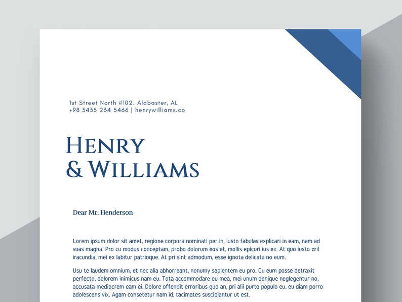 Law Firm Letterhead Template - Mryn Ism