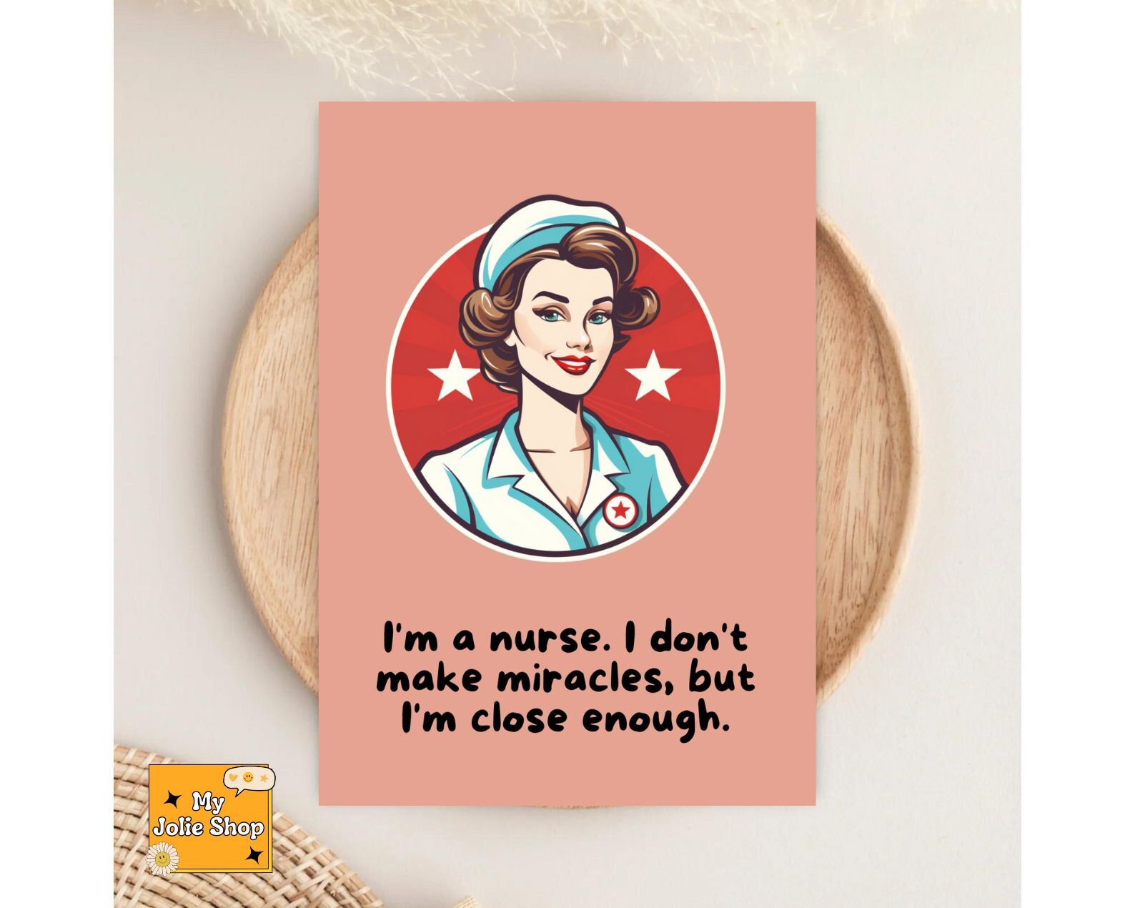 Nurse: Birthday Card Printable Poster Illustration Gift - Etsy