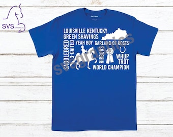 Louisville Saddlebred Show Shirt: Saddleseat, Huntseat, Western