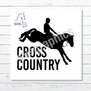Cross Country Horse, Eventing Horse, Car, Truck, Trailer, Tack Trunk Vinyl Decal