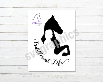 American Saddlebred Horse Car, Truck, Trailer, Tack Trunk Decal