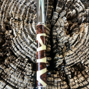 Handgemaakte pen met dop girafpen unieke pen uniek cadeau unieke pen