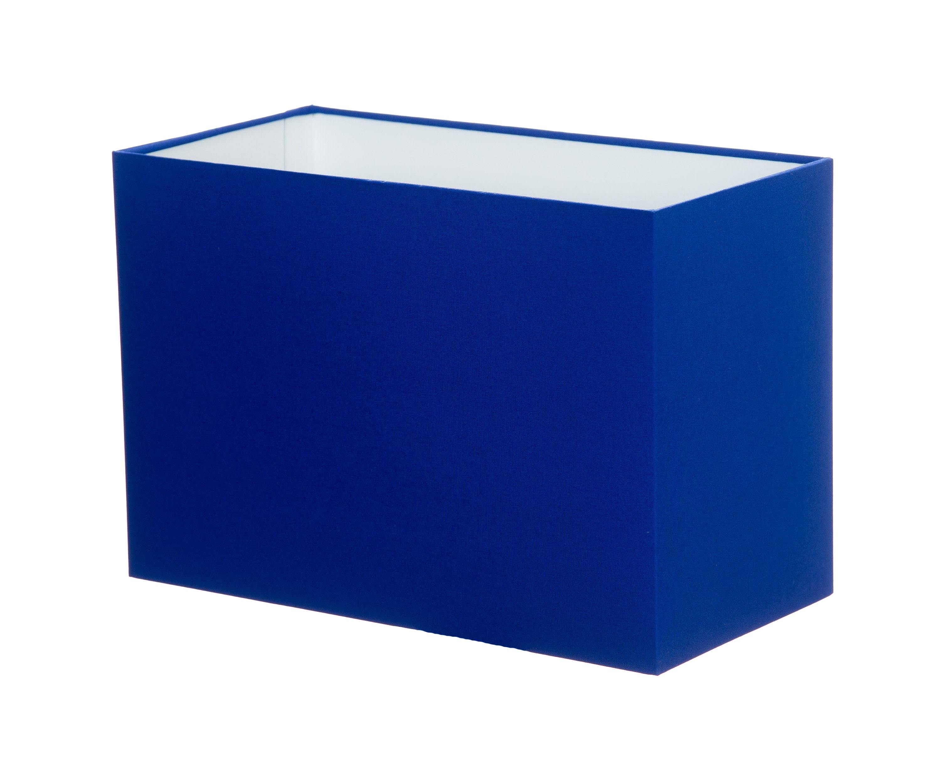 Blue rectangle outlet lamp shade