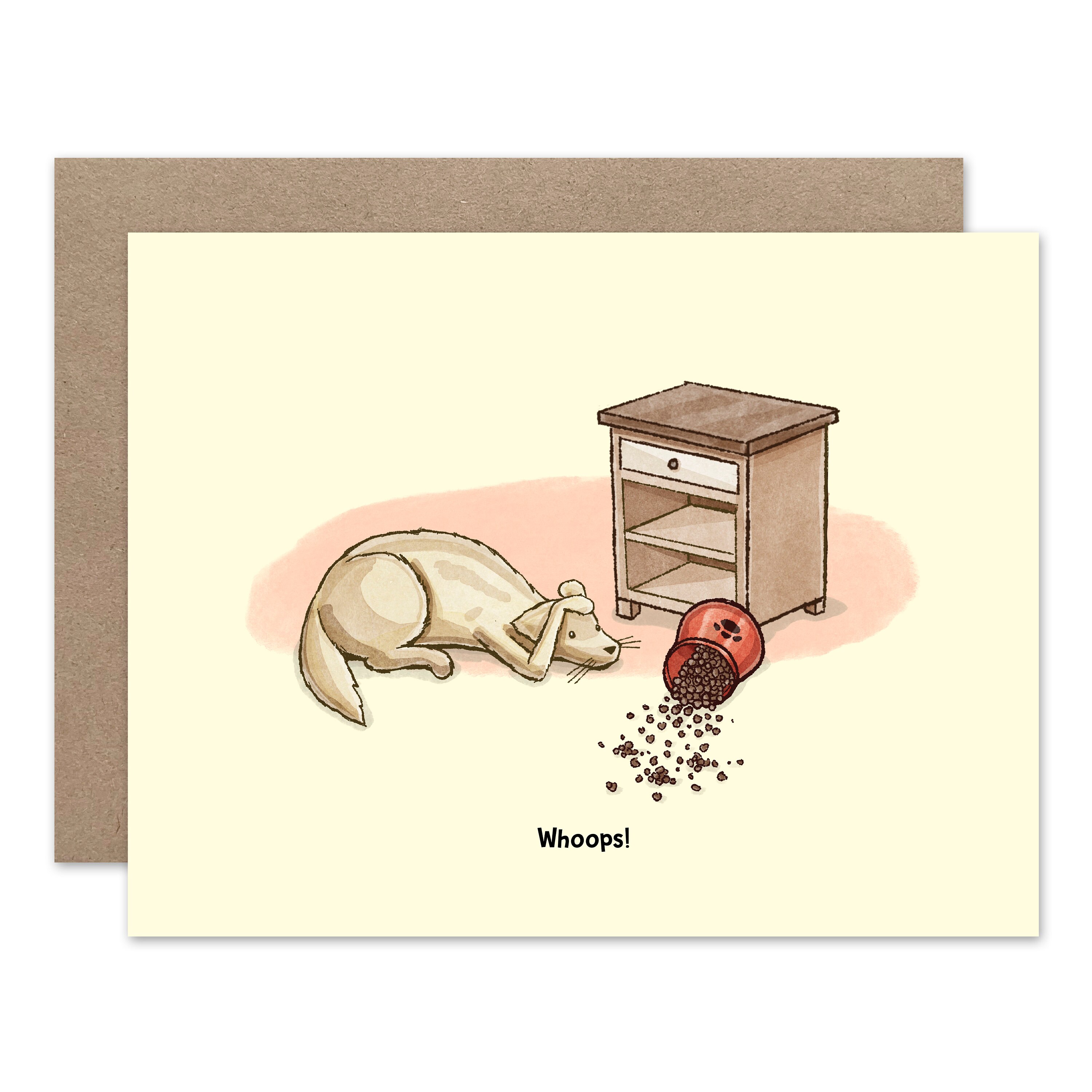 Whoops Card Visual Phinn: Whoops Apology Card - Etsy