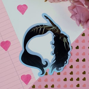 Dark Mermaid Holo Sticker