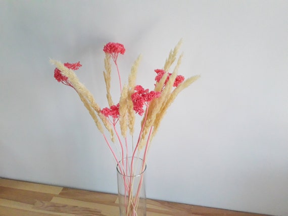 Tall Dried Flowers Vase Filler Floral Centerpiece Dry Flower Etsy
