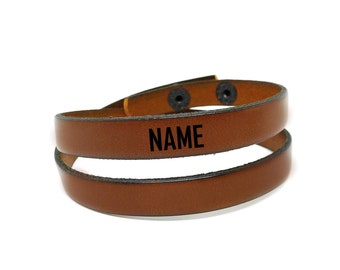 Drachen Lederarmband braun 19,5 cm Drachenkopf Biker leather bracelet brown