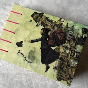 Watercolour Art Journal with Coptic Binding | 100% Cotton Rag Paper for Artist