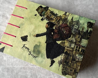 Watercolour Art Journal with Coptic Binding | 100% Cotton Rag Paper for Artist