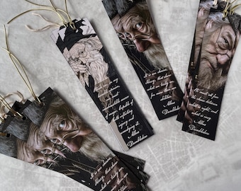 Handmade Dumbledore Quote Bookmark - Inspiring Literary Gift