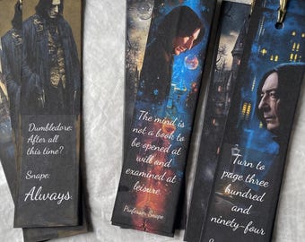 Snape Quote Bookmark | Wizardly Handmade Literary Gifts | For Book Lover