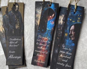 Snape Quote Bookmark | Wizardly Handmade Literary Gifts | For Book Lover