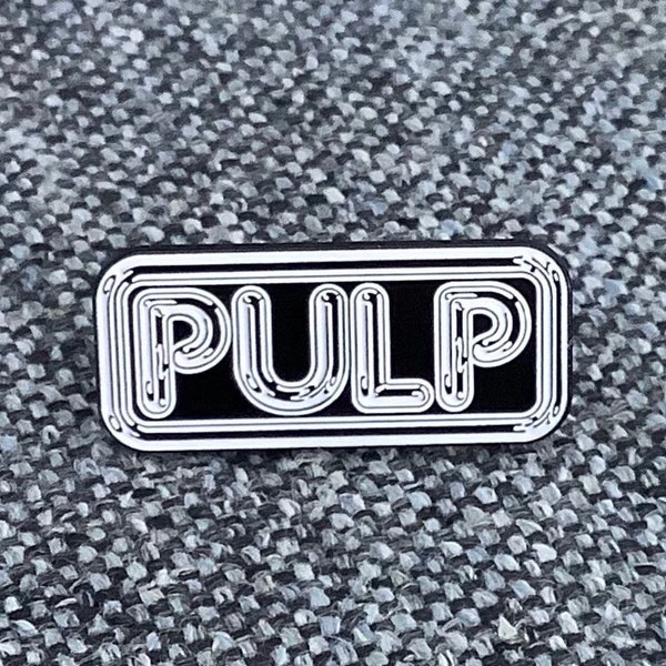 Pulp pin badge Jarvis Cocker Common people Brit Pop Sheffield